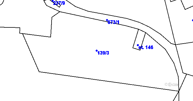 Parcela st. 139/3 v KÚ Zboží u Nové Paky, Katastrální mapa