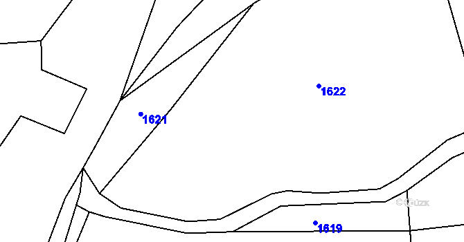 Parcela st. 395/16 v KÚ Ublo, Katastrální mapa