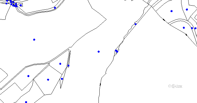 Parcela st. 10/1 v KÚ Uhelná, Katastrální mapa
