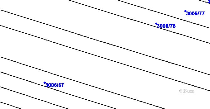 Parcela st. 3006/70 v KÚ Mařatice, Katastrální mapa