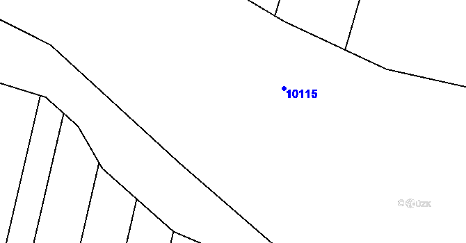 Parcela st. 7513/119 v KÚ Uherský Brod, Katastrální mapa
