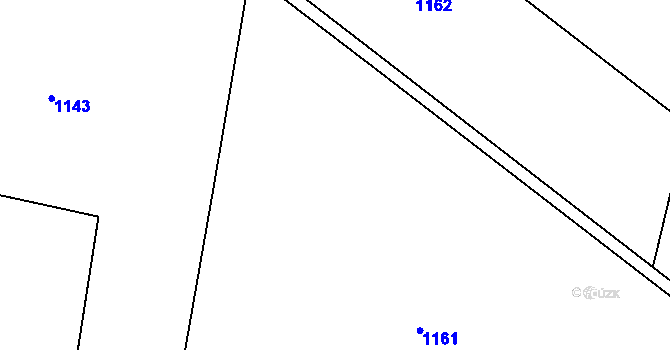 Parcela st. 739/18 v KÚ Janovická Lhota, Katastrální mapa