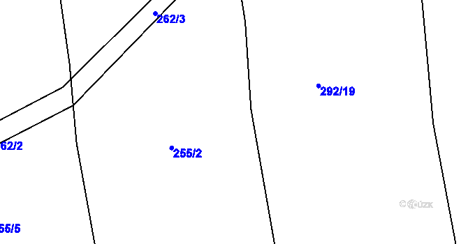 Parcela st. 292/18 v KÚ Lískovec u Nedvědice, Katastrální mapa