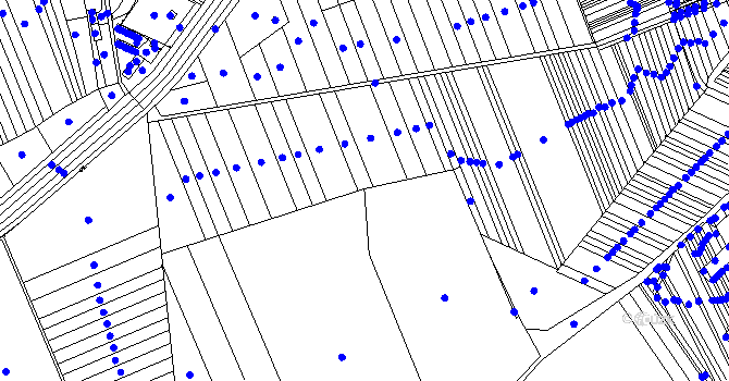 Parcela st. 2312/10 v KÚ Újezd u Brna, Katastrální mapa