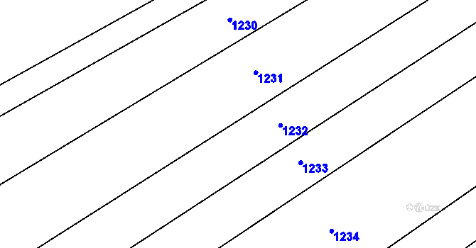 Parcela st. 781/143 v KÚ Újezdec u Luhačovic, Katastrální mapa