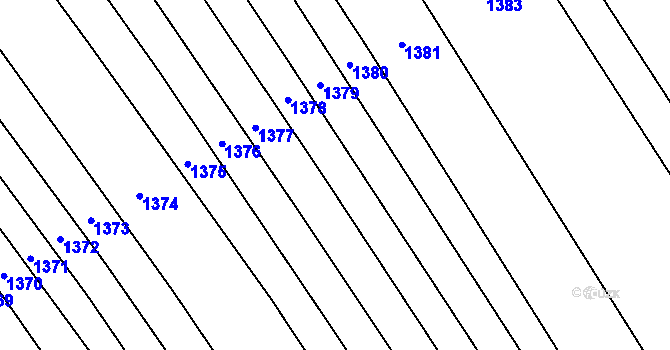 Parcela st. 792/142 v KÚ Újezdec u Luhačovic, Katastrální mapa