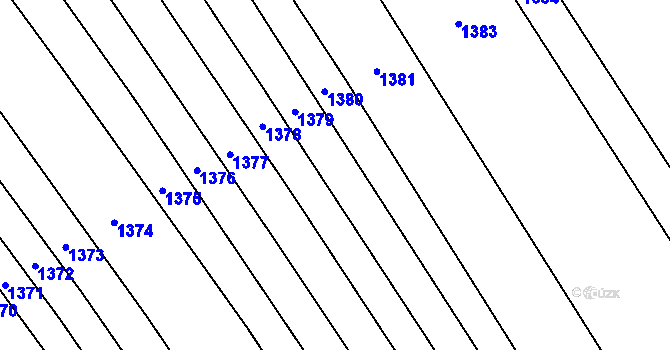 Parcela st. 792/143 v KÚ Újezdec u Luhačovic, Katastrální mapa