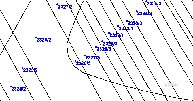 Parcela st. 994/293 v KÚ Újezdec u Luhačovic, Katastrální mapa