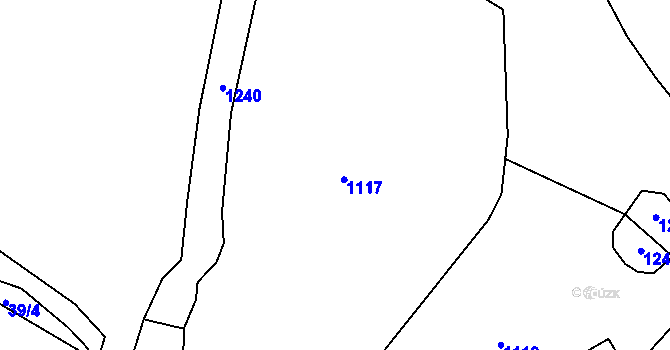 Parcela st. 36 v KÚ Březová u Úmonína, Katastrální mapa