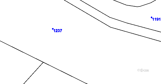 Parcela st. 262/10 v KÚ Březová u Úmonína, Katastrální mapa