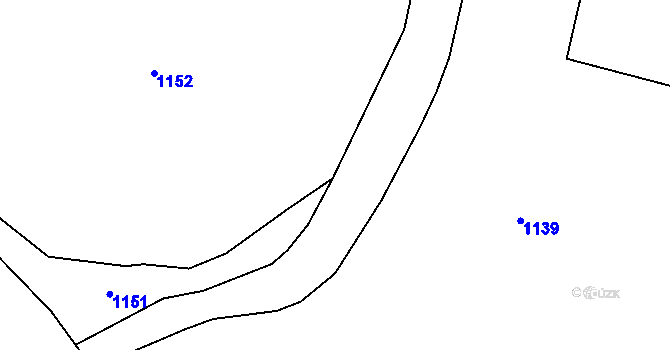 Parcela st. 277/37 v KÚ Březová u Úmonína, Katastrální mapa