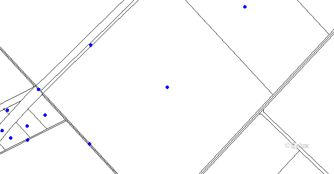 Parcela st. 129/1 v KÚ Unčovice, Katastrální mapa