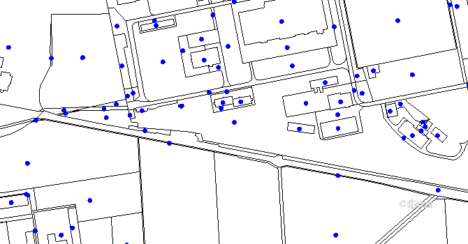 Parcela st. 363/1 v KÚ Brníčko, Katastrální mapa