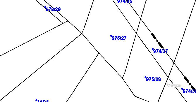 Parcela st. 978/24 v KÚ Úsilov, Katastrální mapa