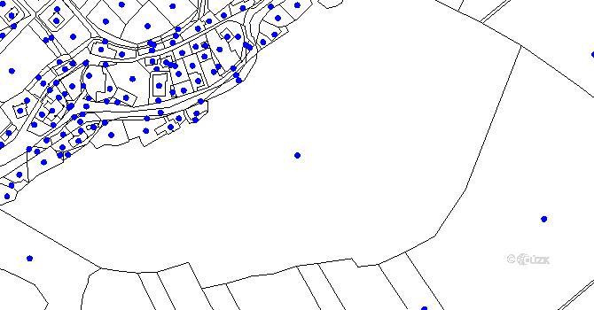 Parcela st. 293/1 v KÚ Úsov-město, Katastrální mapa