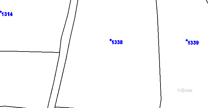 Parcela st. 681/1 v KÚ Olešovice, Katastrální mapa
