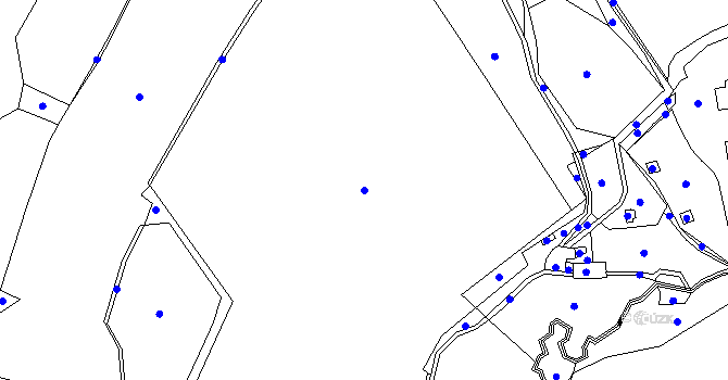 Parcela st. 68/1 v KÚ Vatín, Katastrální mapa