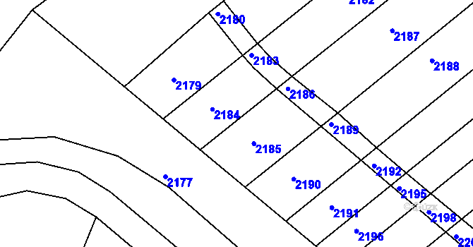 Parcela st. 139/1 v KÚ Vedrovice, Katastrální mapa