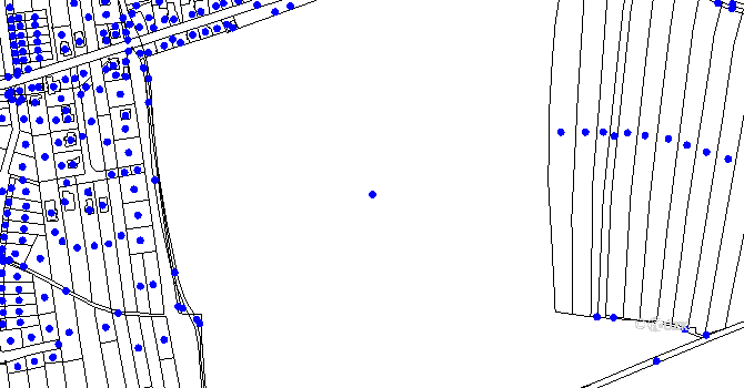 Parcela st. 1245/1 v KÚ Vejprnice, Katastrální mapa