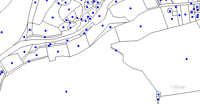 Parcela st. 180 v KÚ Chomle, Katastrální mapa