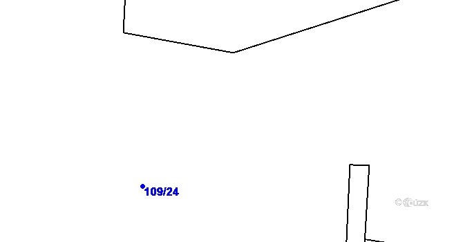 Parcela st. 109/26 v KÚ Chomle, Katastrální mapa