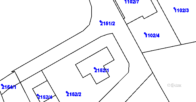 Parcela st. 659/4 v KÚ Velatice, Katastrální mapa
