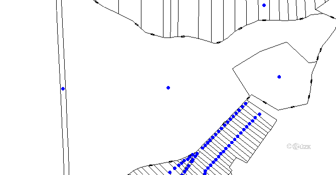 Parcela st. 220 v KÚ Velenov, Katastrální mapa