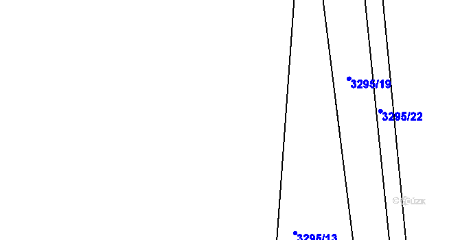 Parcela st. 3295/17 v KÚ Chodeč, Katastrální mapa