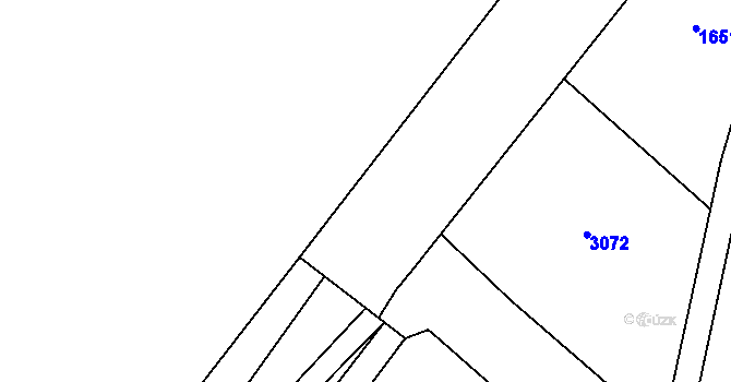 Parcela st. 738/9 v KÚ Velešovice, Katastrální mapa