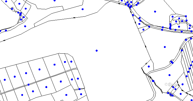 Parcela st. 370/1 v KÚ Nespery, Katastrální mapa