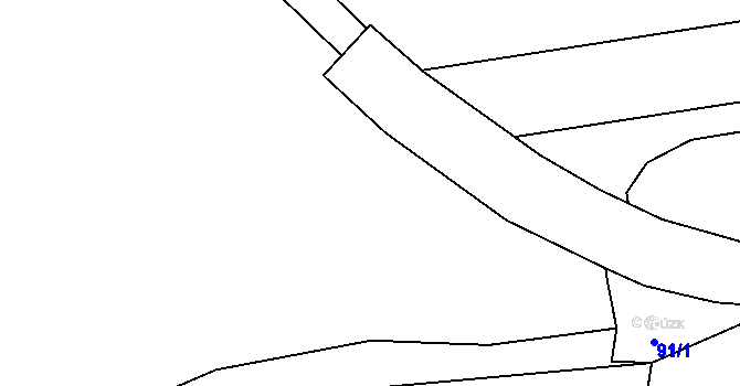 Parcela st. 2234/3 v KÚ Velká u Milevska, Katastrální mapa