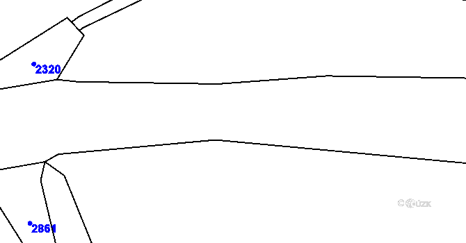 Parcela st. 2235/1 v KÚ Velká u Milevska, Katastrální mapa