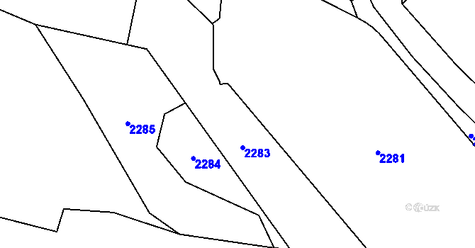 Parcela st. 2226/6 v KÚ Velká u Milevska, Katastrální mapa