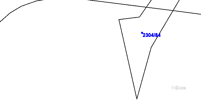 Parcela st. 2215/22 v KÚ Velká u Hranic, Katastrální mapa