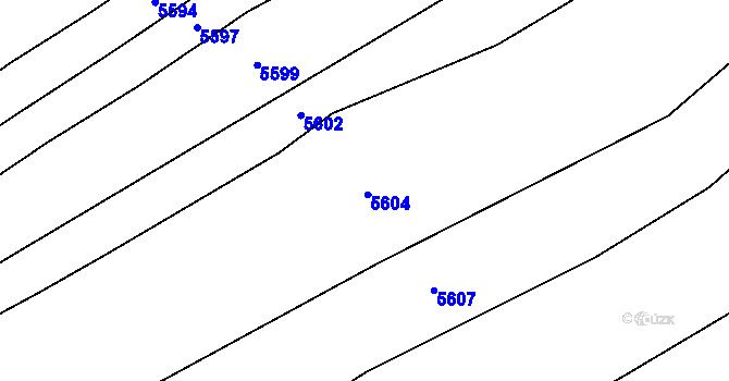 Parcela st. 438 v KÚ Velká Losenice, Katastrální mapa