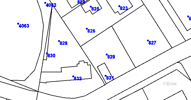 Parcela st. 2247/20 v KÚ Velká Losenice, Katastrální mapa