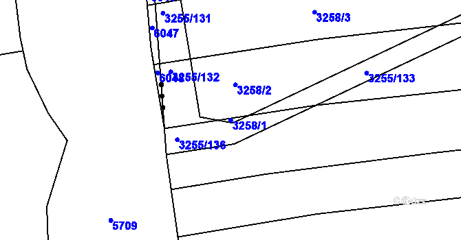 Parcela st. 3258/1 v KÚ Velká nad Veličkou, Katastrální mapa