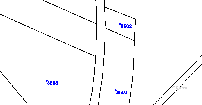 Parcela st. 4603/27 v KÚ Velké Pavlovice, Katastrální mapa