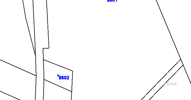 Parcela st. 4601/25 v KÚ Velké Pavlovice, Katastrální mapa