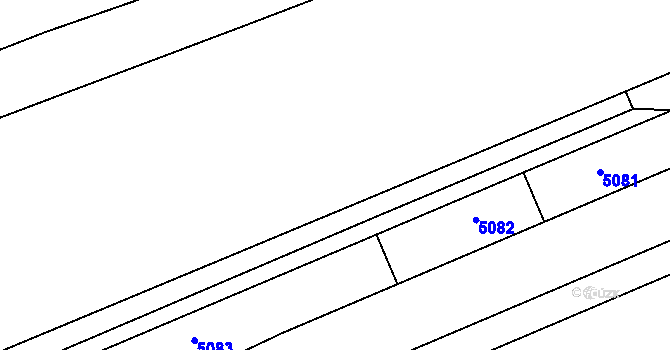Parcela st. 3445/4 v KÚ Velké Pavlovice, Katastrální mapa