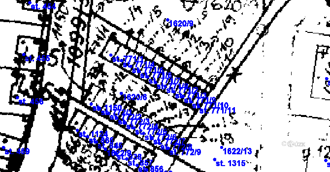 Parcela st. 771/2 v KÚ Velvary, Katastrální mapa