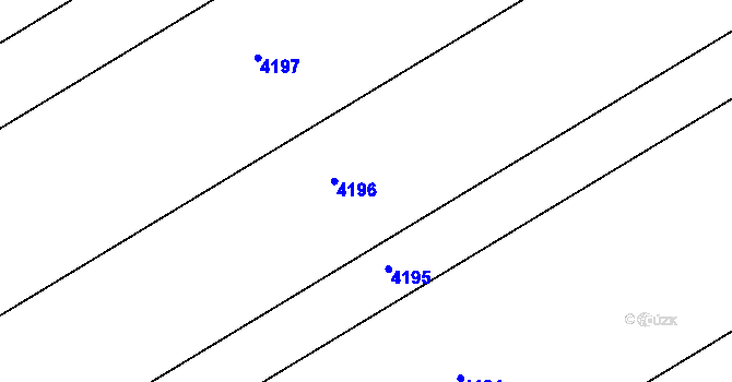 Parcela st. 289/60 v KÚ Verměřovice, Katastrální mapa