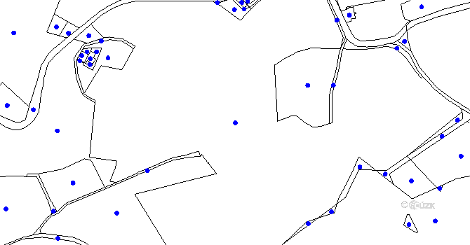 Parcela st. 837/1 v KÚ Vernéřov u Aše, Katastrální mapa