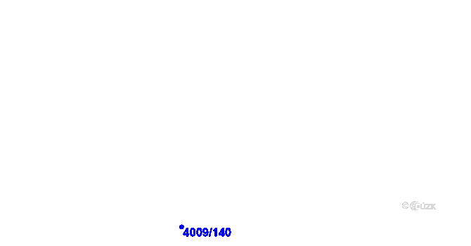 Parcela st. 4009/142 v KÚ Veselí nad Lužnicí, Katastrální mapa