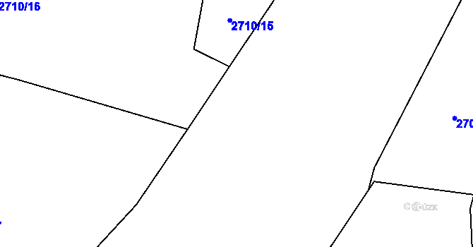 Parcela st. 4396/176 v KÚ Veselí nad Lužnicí, Katastrální mapa