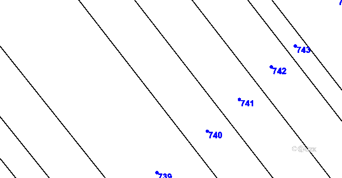 Parcela st. 126/24 v KÚ Tupec, Katastrální mapa