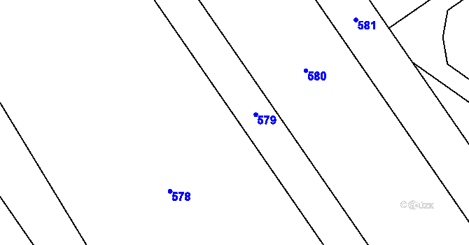 Parcela st. 251/35 v KÚ Tupec, Katastrální mapa