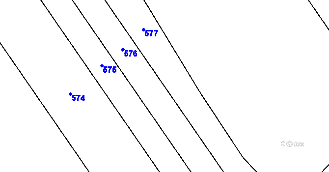 Parcela st. 251/42 v KÚ Tupec, Katastrální mapa