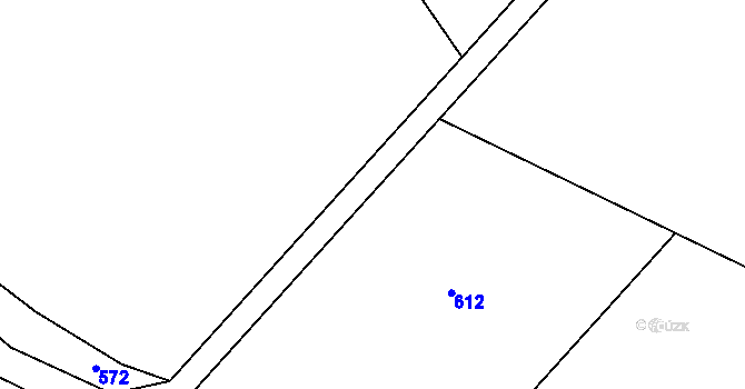 Parcela st. 251/67 v KÚ Tupec, Katastrální mapa