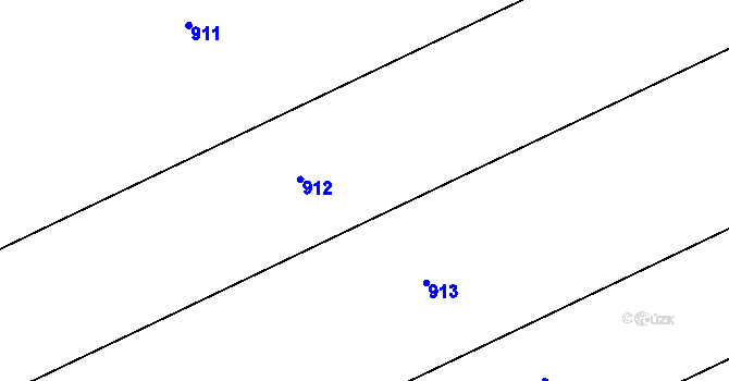 Parcela st. 374/47 v KÚ Tupec, Katastrální mapa